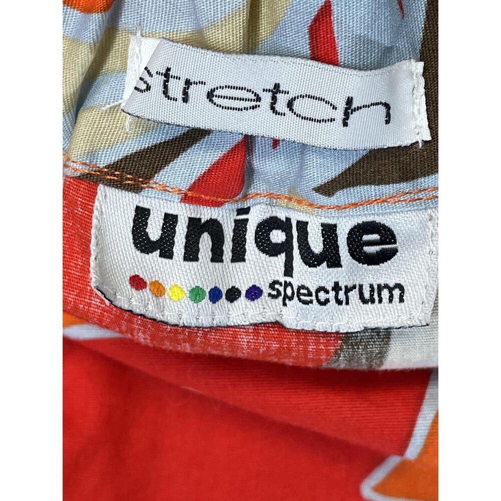 Unique Spectrum Tank Top Womens Large Multicolor Floral Stretch Summer - Picture 6 of 9